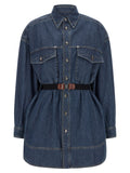 Versace Chambray Denim Dress