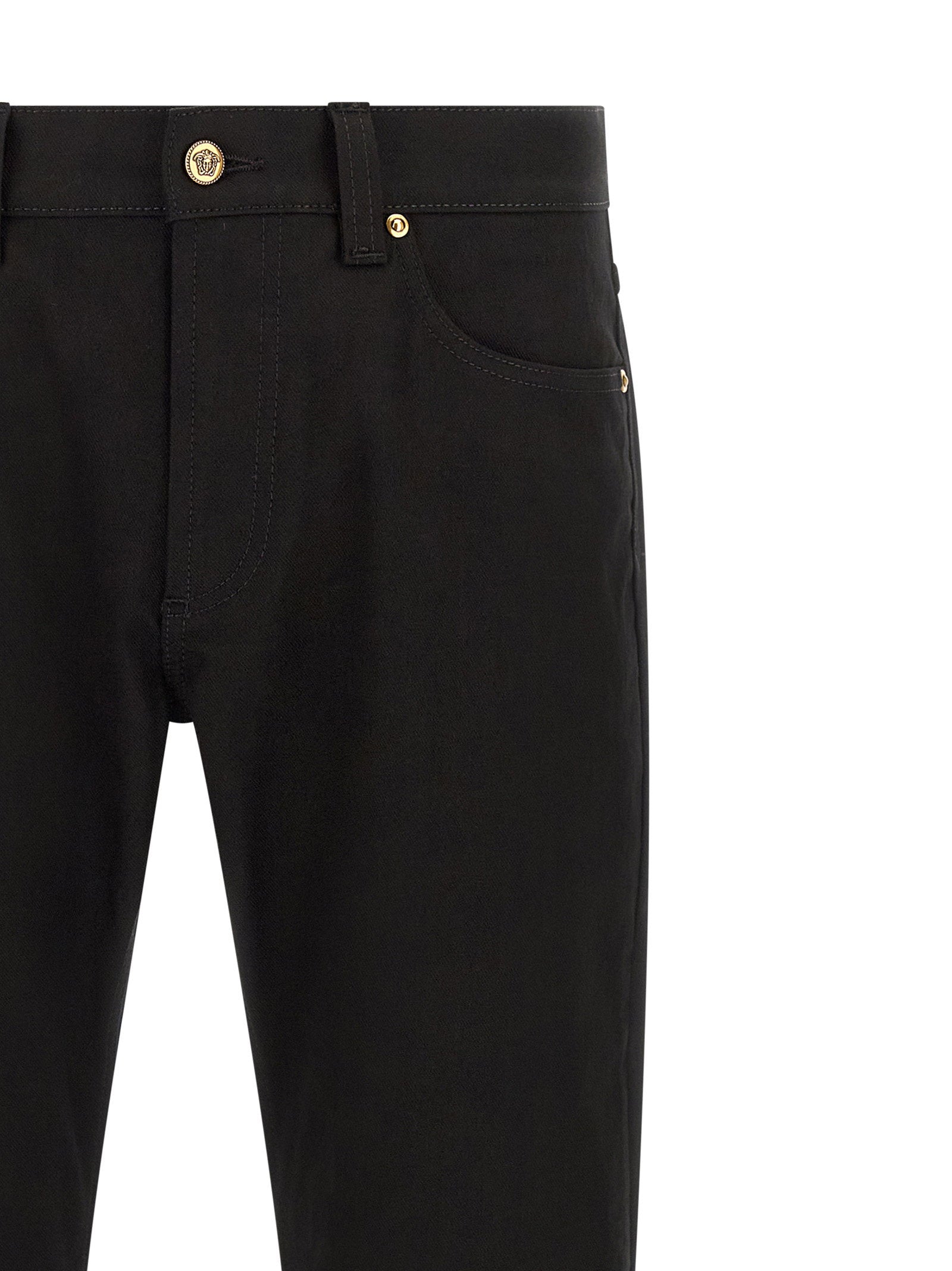 Versace Medusa Embroidery Jeans