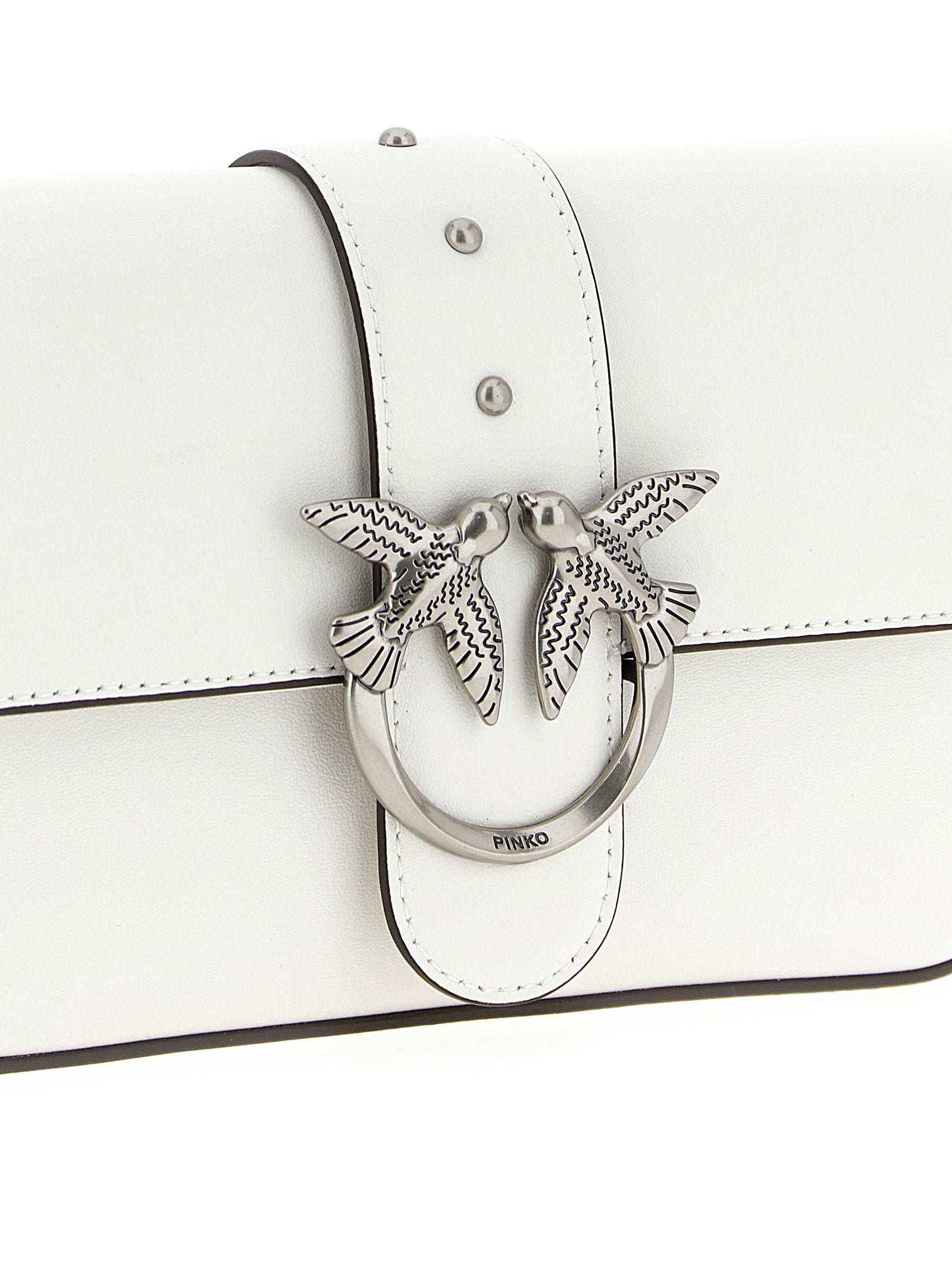 Pinko Mini Love Slouchy Shoulder Bag