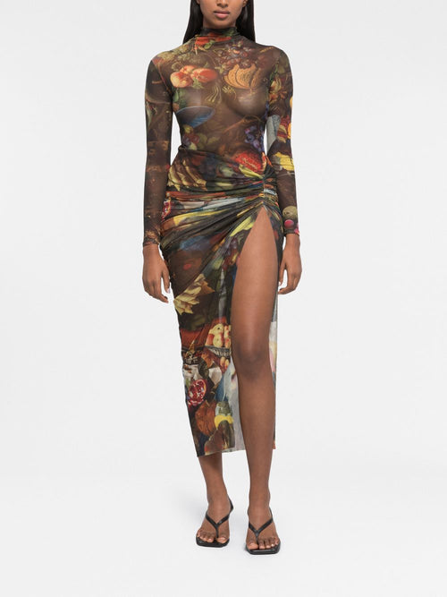 Az Factory By Ester Manas Side slit long skirt