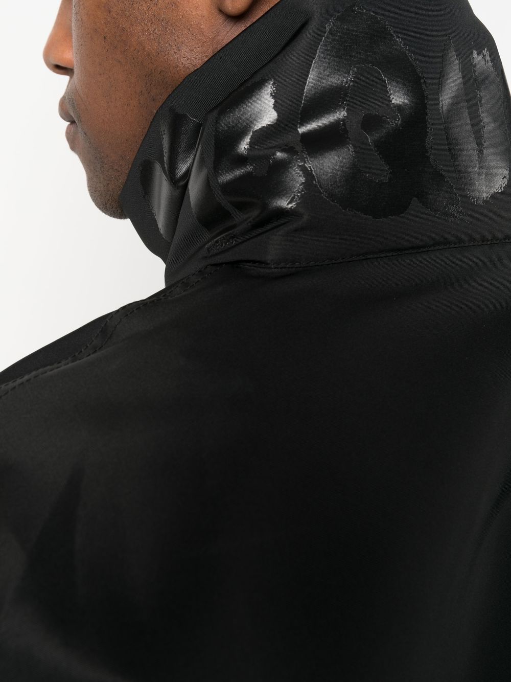 Alexander McQueen Graffiti-print zip-up Jacket