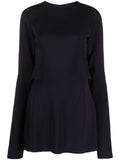 032C Flounced mini dress