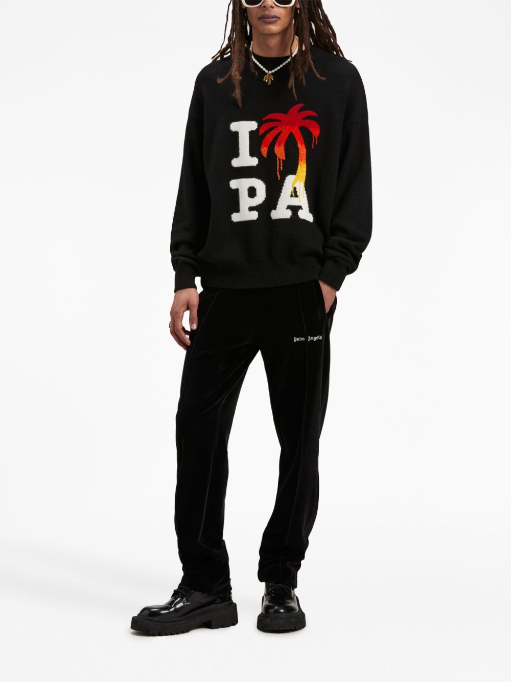 Palm Angels I Love PA sweater