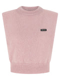Rotate Birger Christensen Knit Cropped Vest