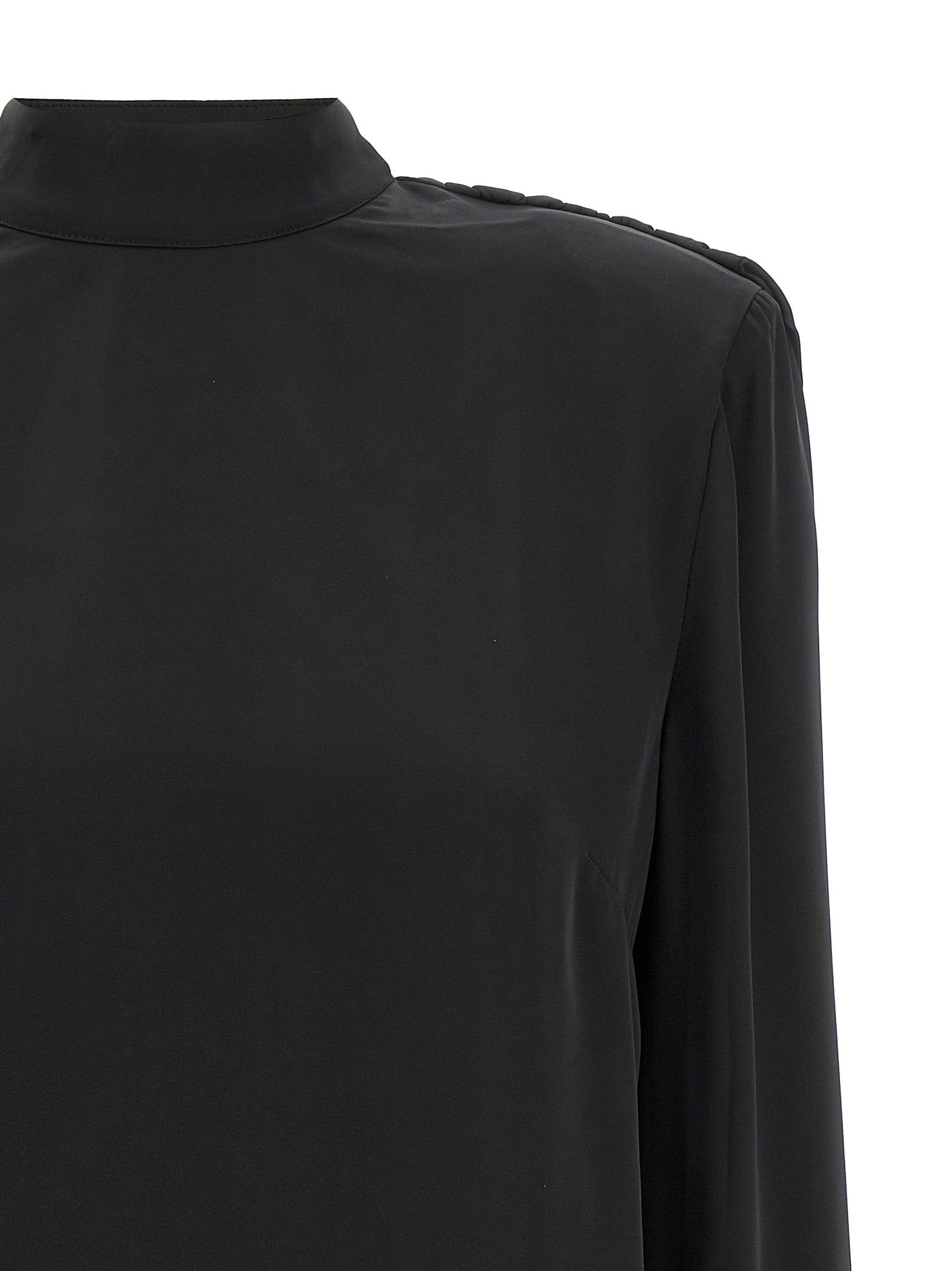 Rotate Birger Christensen Satin Drapy Back Top