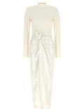 Rotate Birger Christensen Knotted Dress With Flower