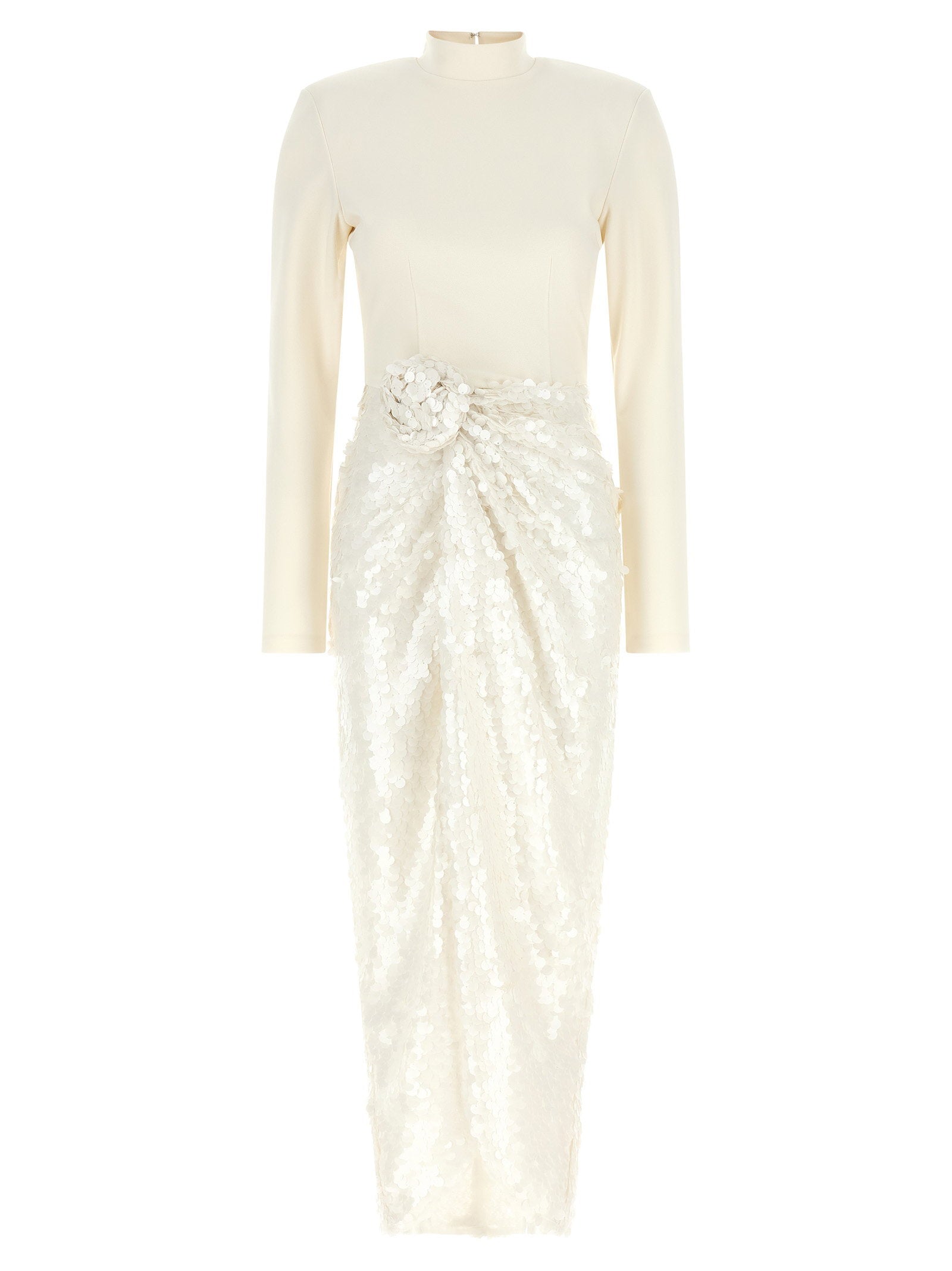 Rotate Birger Christensen Knotted Dress With Flower