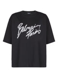 Balmain Boxy T-shirt with Brush print