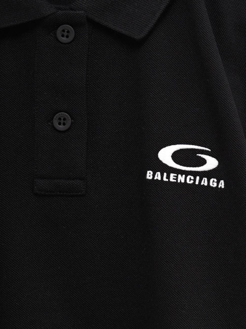 Balenciaga logo-embroidered polo shirt