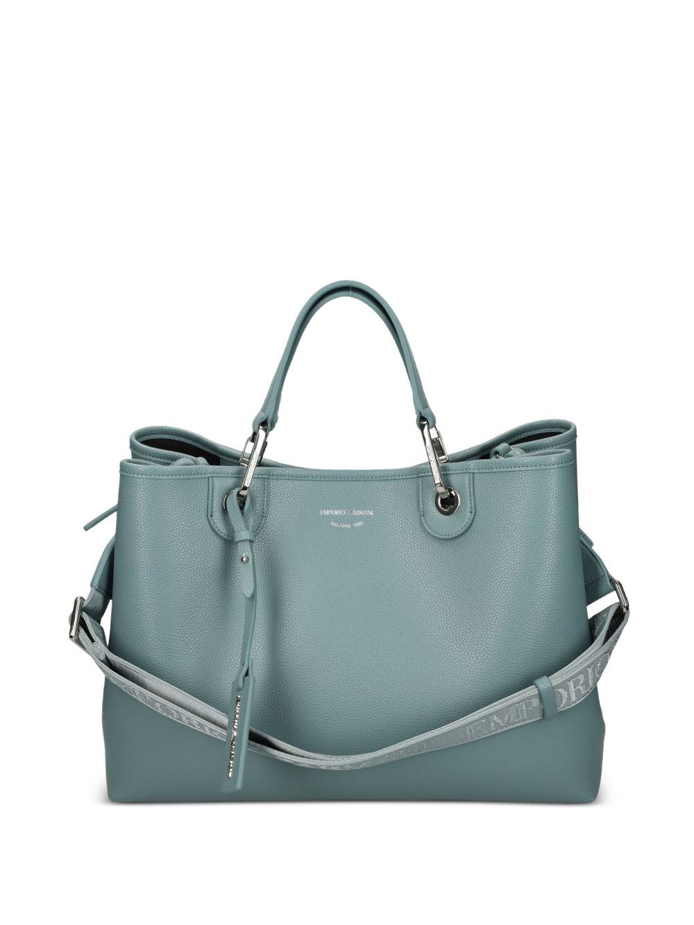 Emporio Armani Medium Myea Shopper Bag With Deer Print