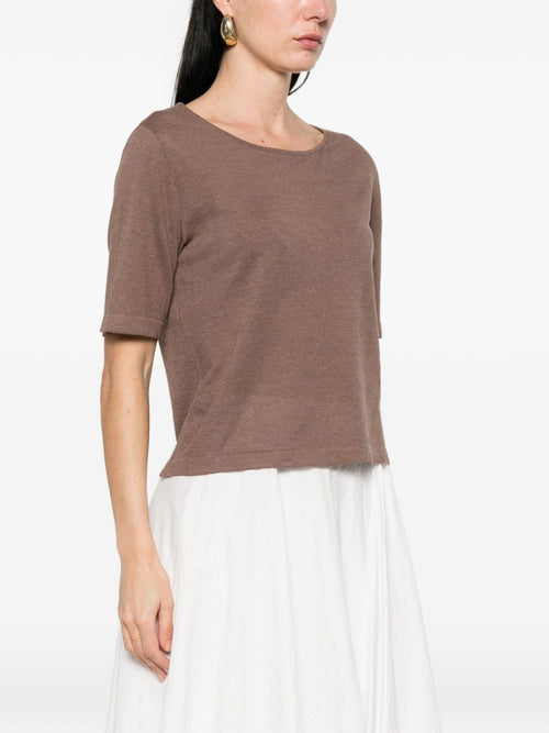 Base Linen and cotton blend sweater
