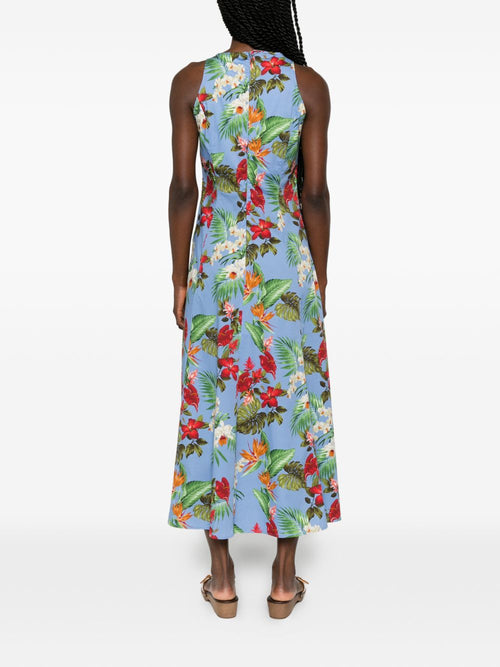 Archivio '67 Printed cotton midi dress