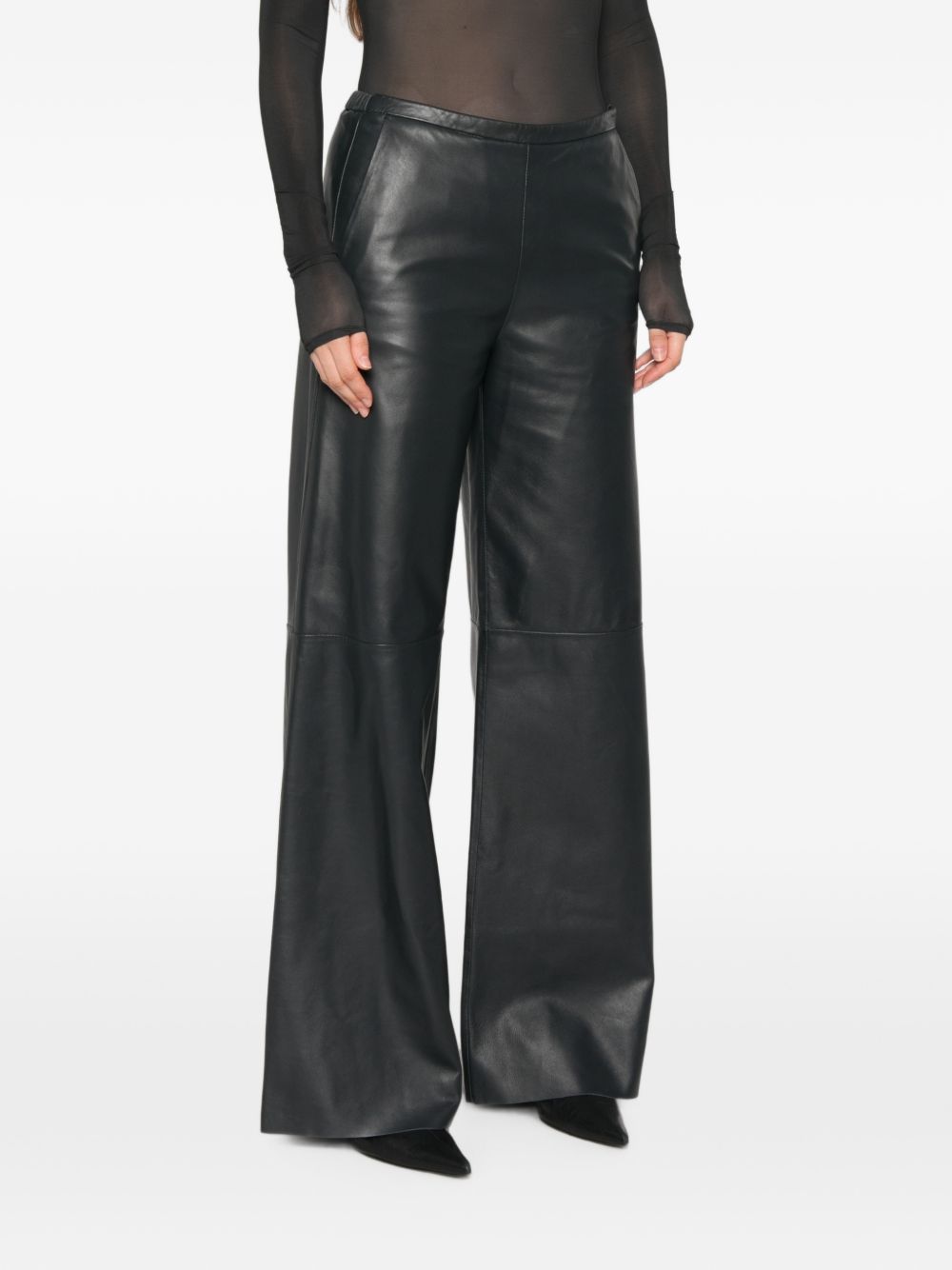 Forte Forte Trousers PETROL BLUE