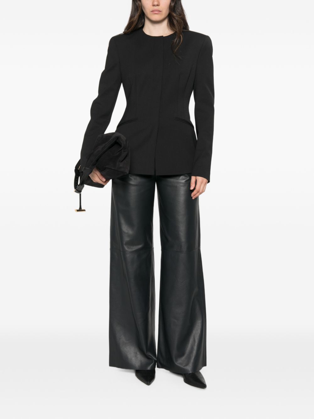 Forte Forte Trousers PETROL BLUE