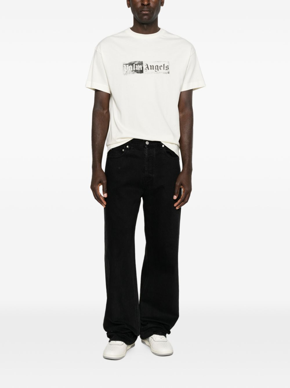 PALM ANGELS T-shirts and Polos WHITE