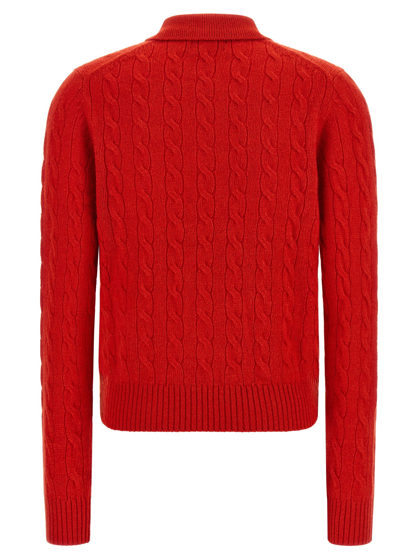 Polo Ralph Lauren Braided Knit Polo Shirt