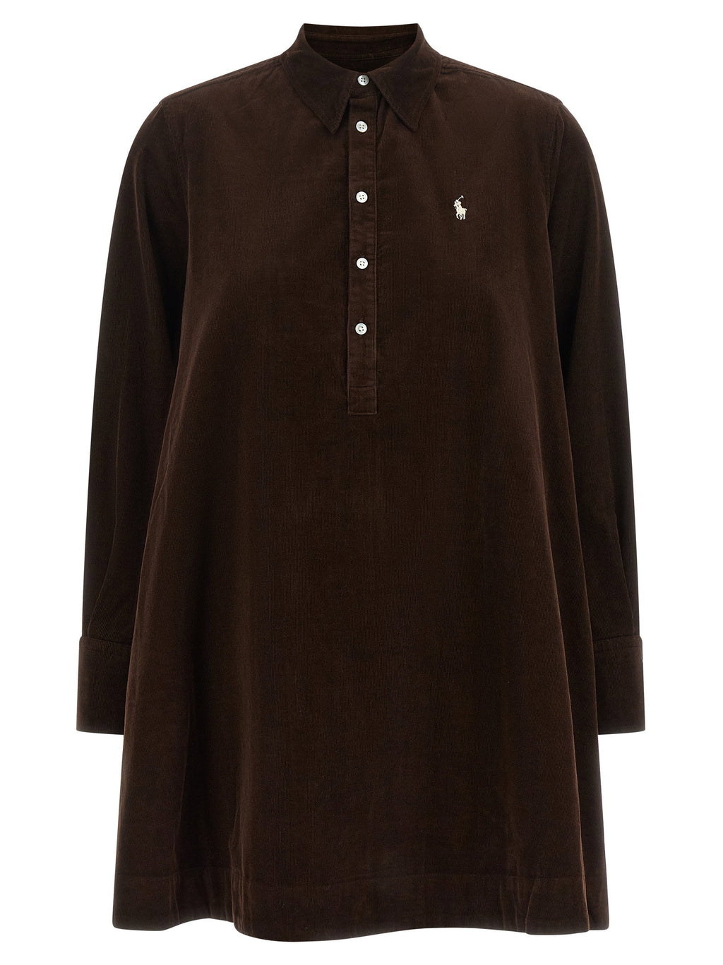 Polo Ralph Lauren Corduroy Dress With Embroidery