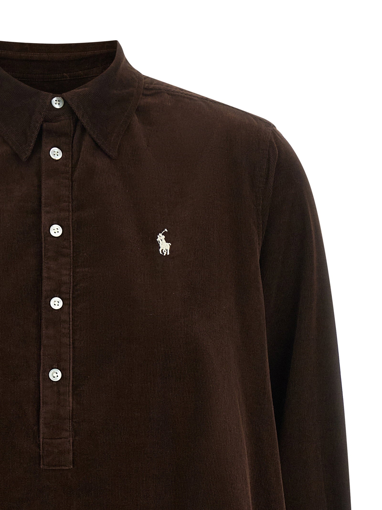 Polo Ralph Lauren Corduroy Dress With Embroidery