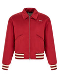 Second/Layer Aces Satin Club Bomber Jacket