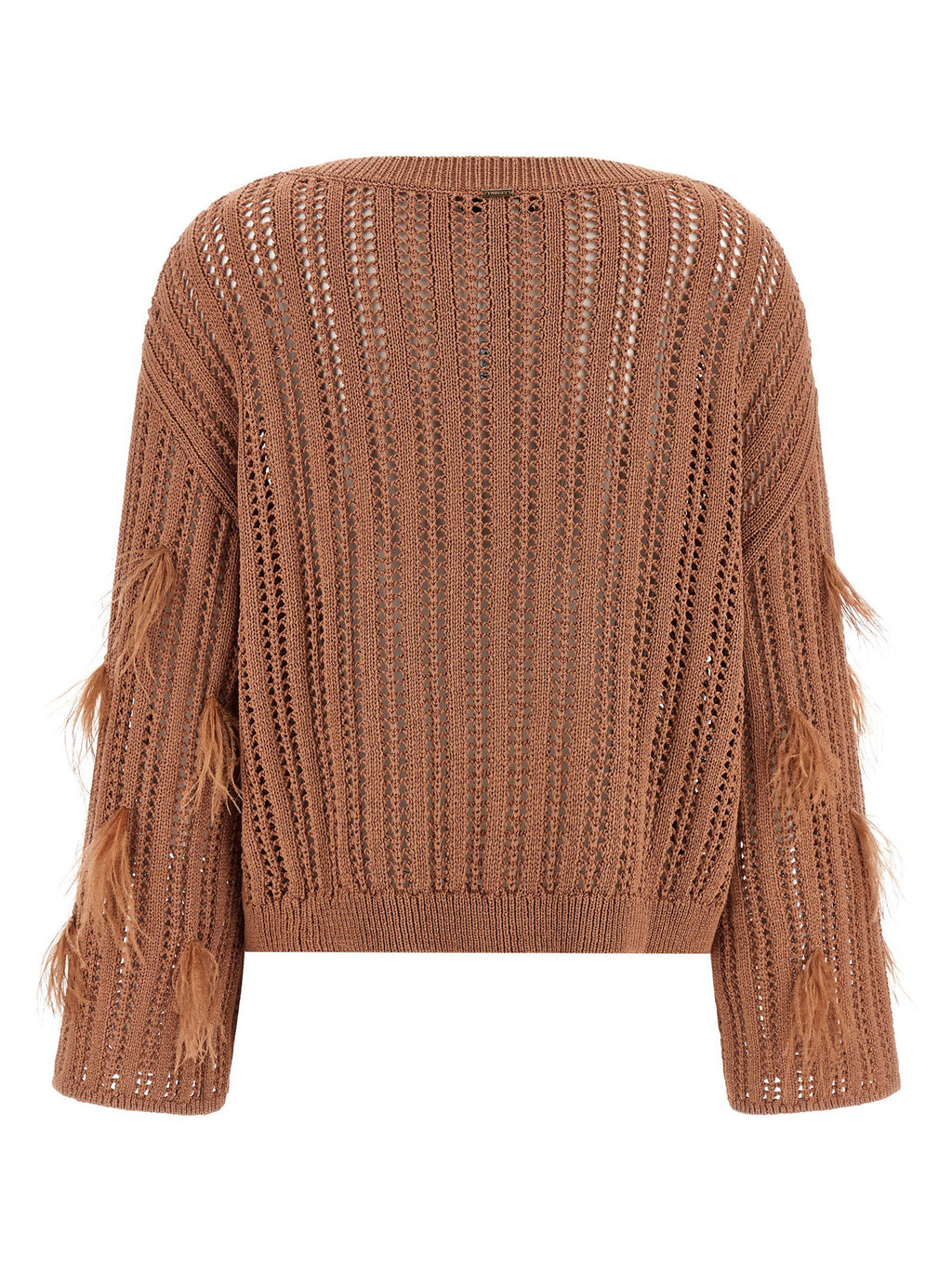 Twin Set Ostrich Feather Sweater
