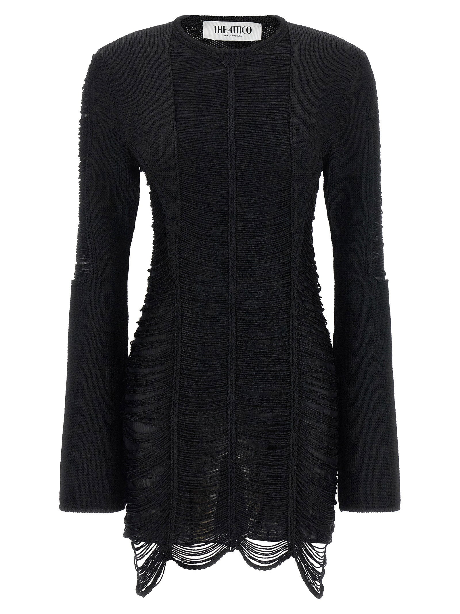 The Attico Fringed Dress