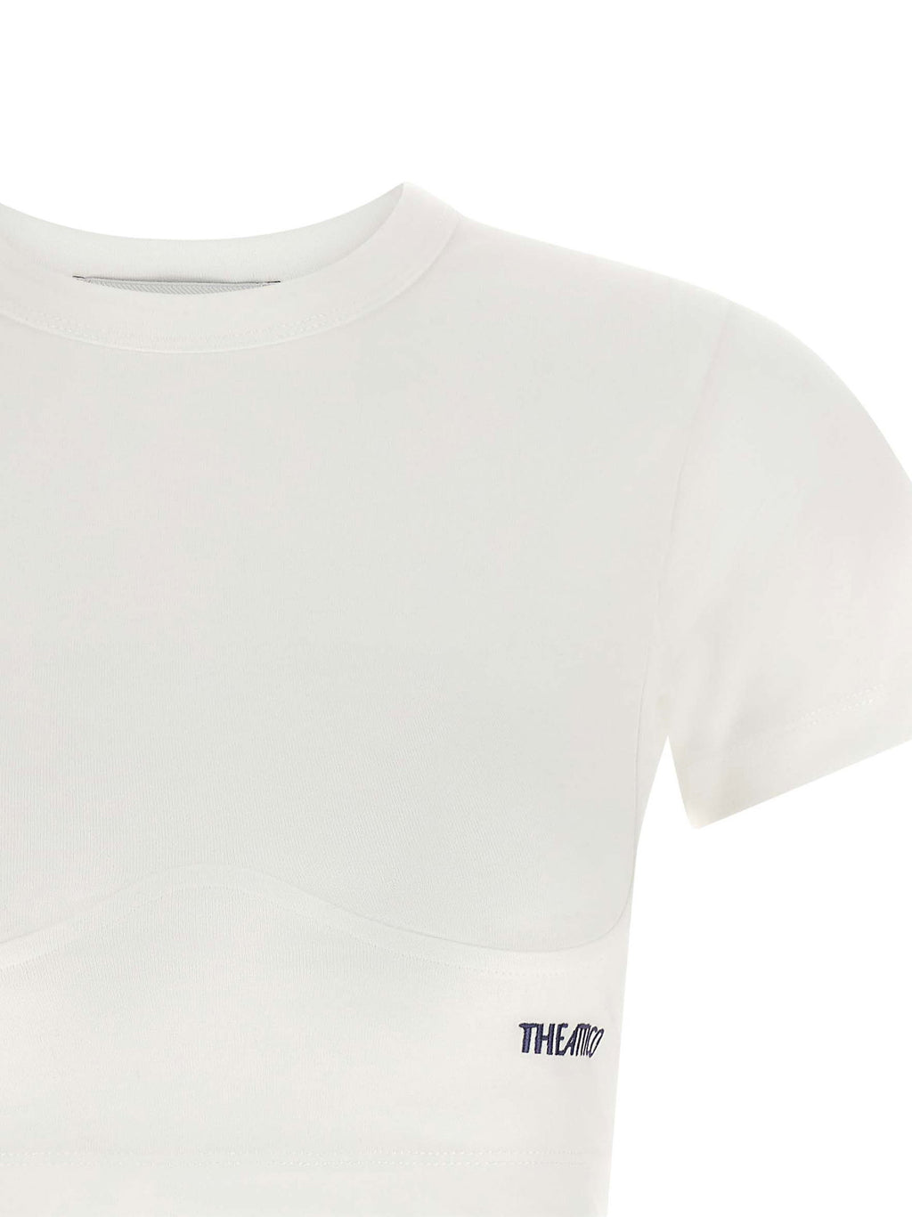 The Attico Bustier Crop T-shirt