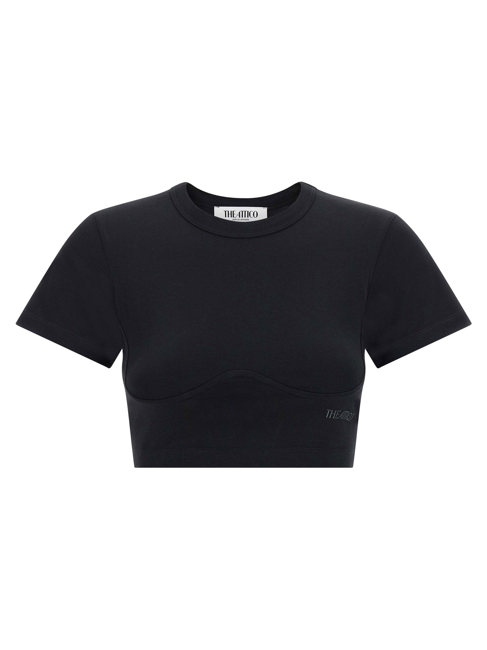 The Attico Bustier Crop T-shirt