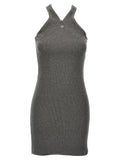 Courreges Criss Cross 90s Mini Dress