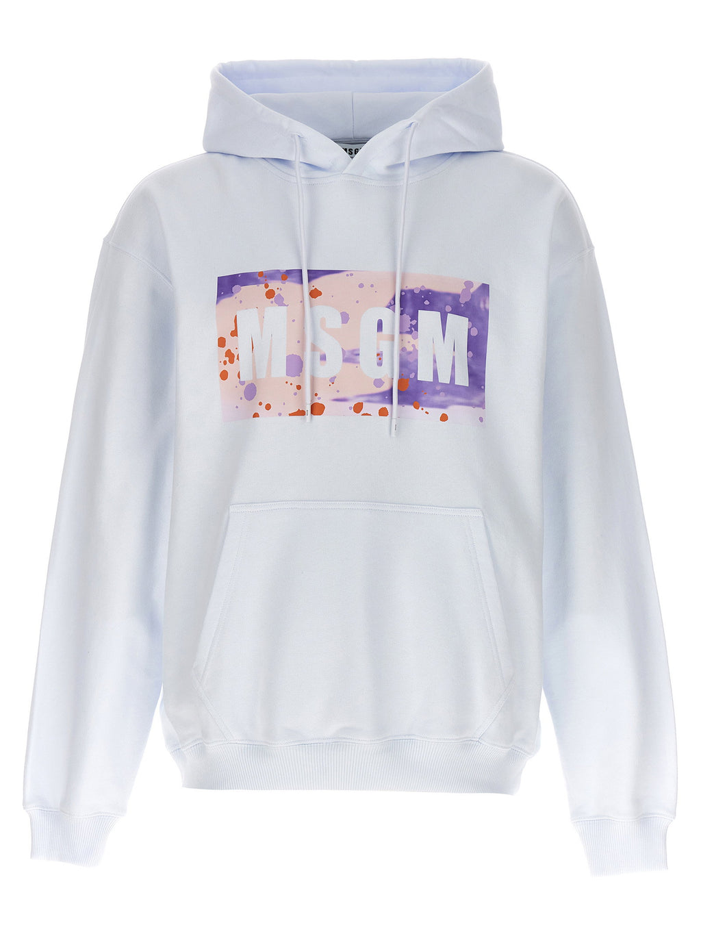 Msgm Camo Season Box Logo Hoodie