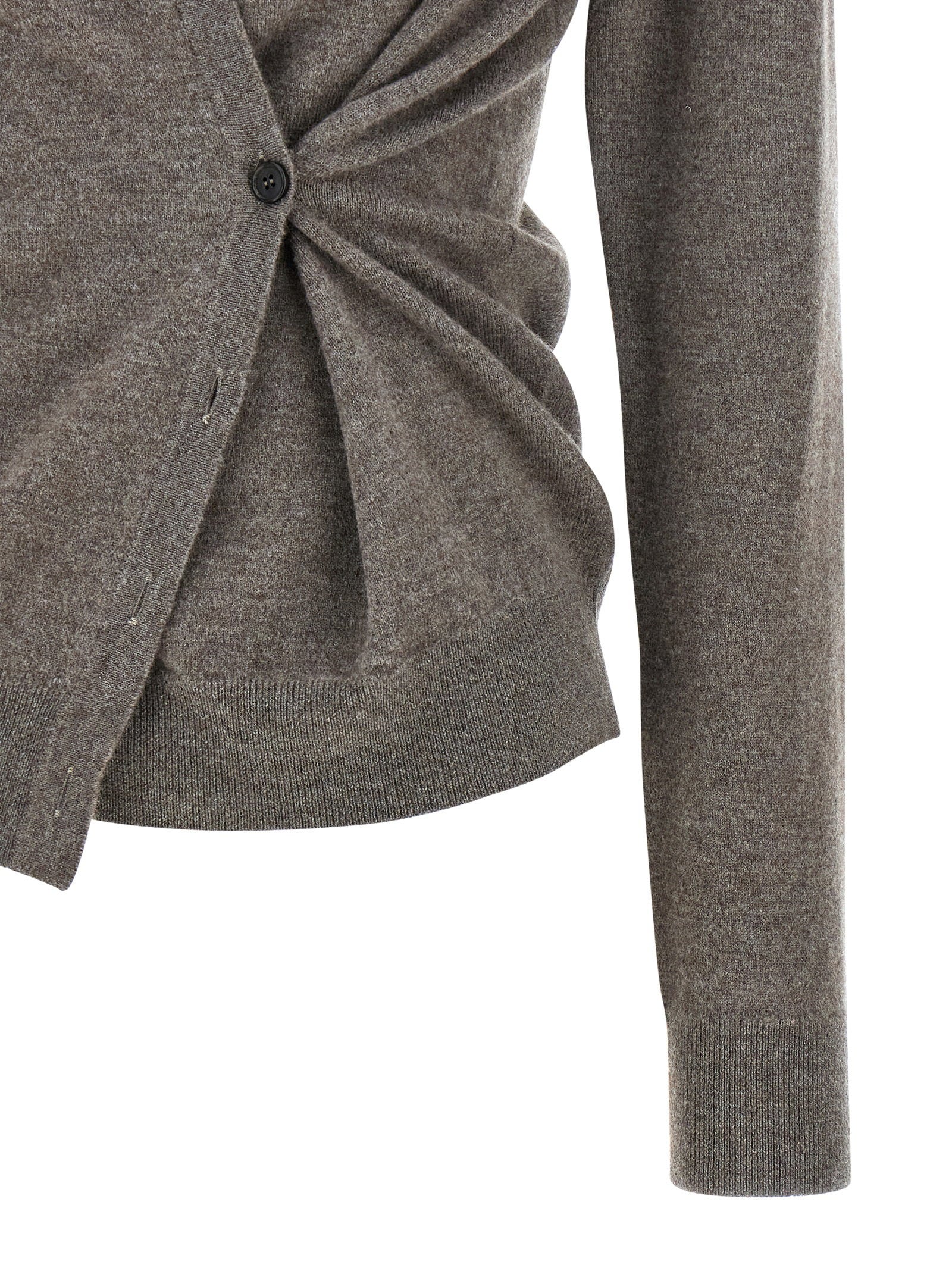 Rohe Asymmetrical Twisted Ballet Cardigan