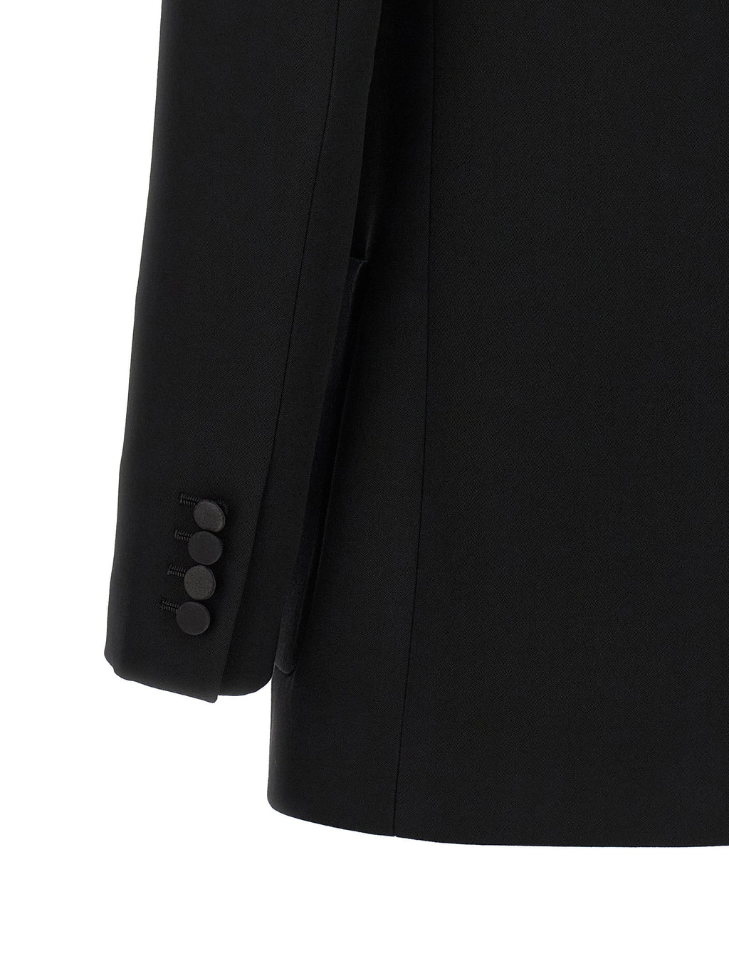 Saint Laurent Satin Lapel Blazer