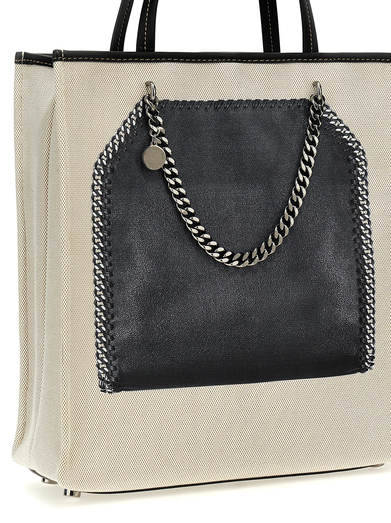 Stella Mccartney Trompe Loeil Print On Shopping Bag