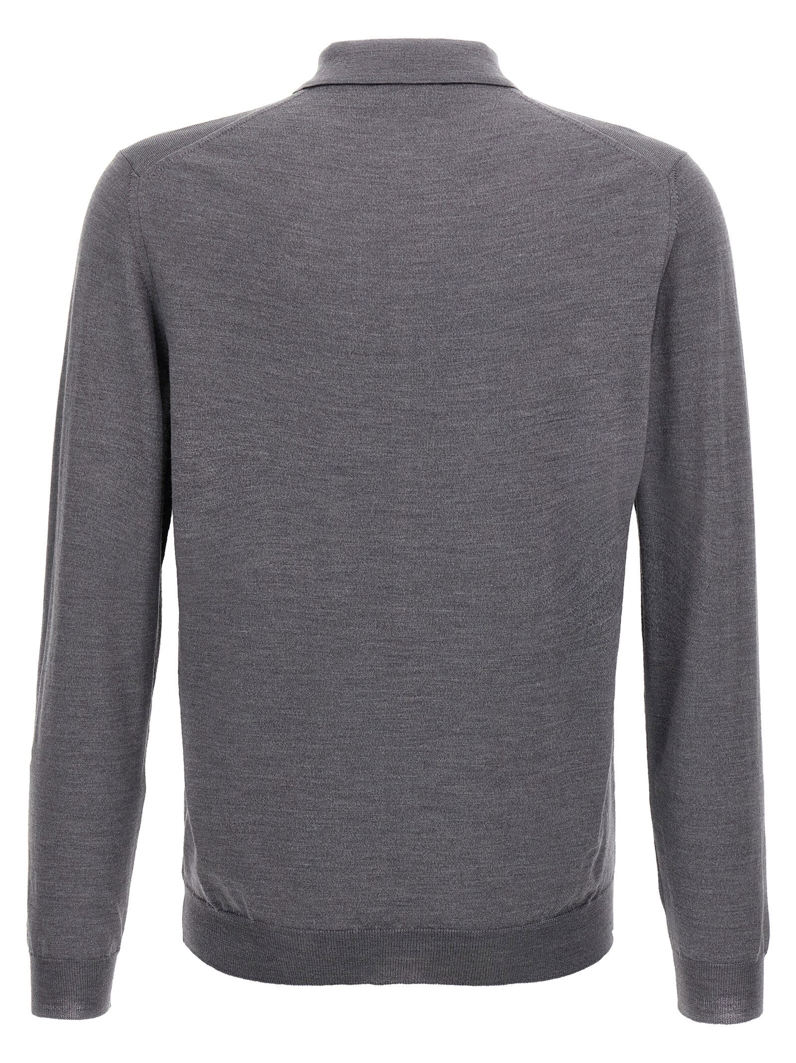 Zanone Virgin Wool Polo Shirt