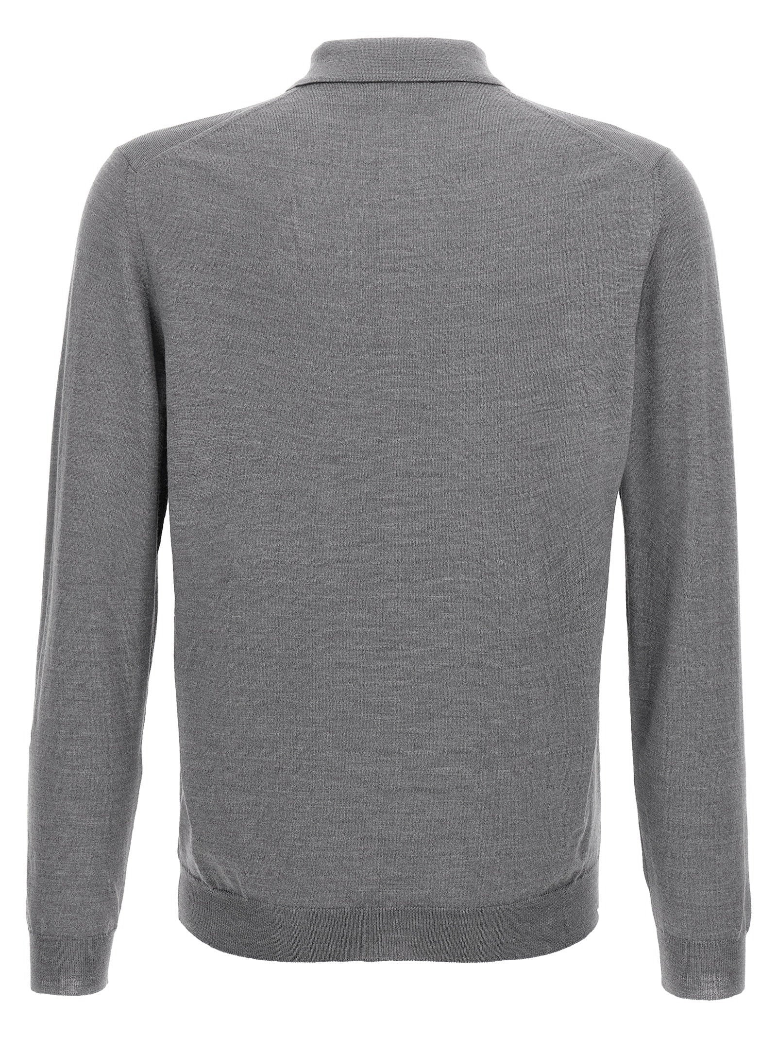 Zanone Virgin Wool Polo Shirt