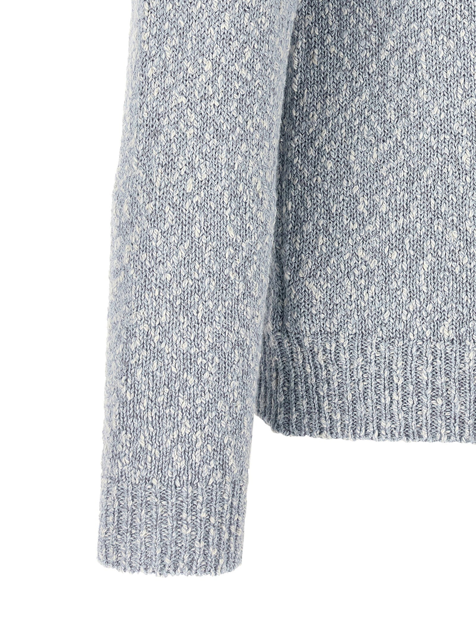 Zanone Two-tone Yarn Sweater