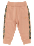 Burberry Jackson Check Tape Joggers
