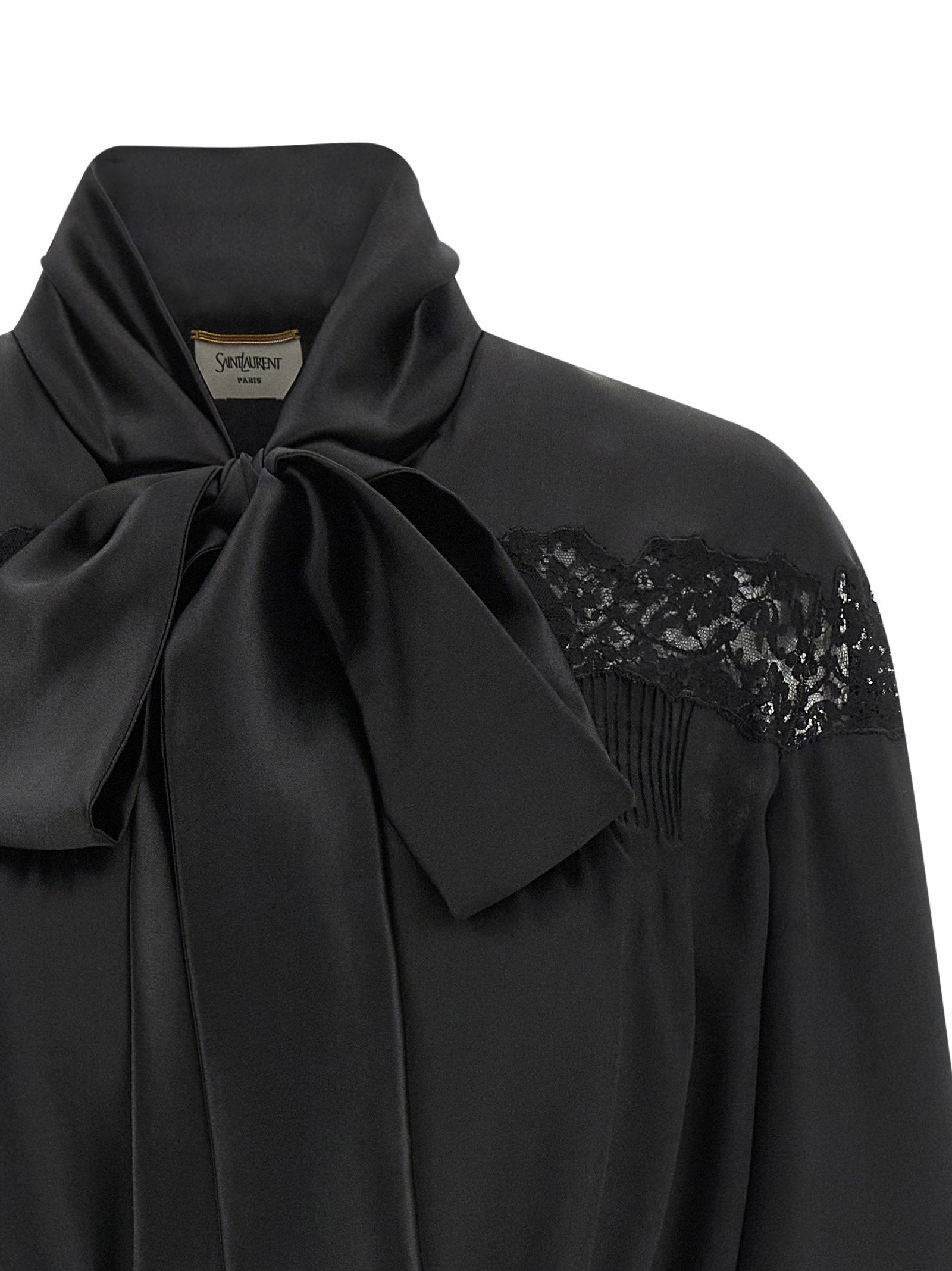 Saint Laurent Lace Silk Shirt