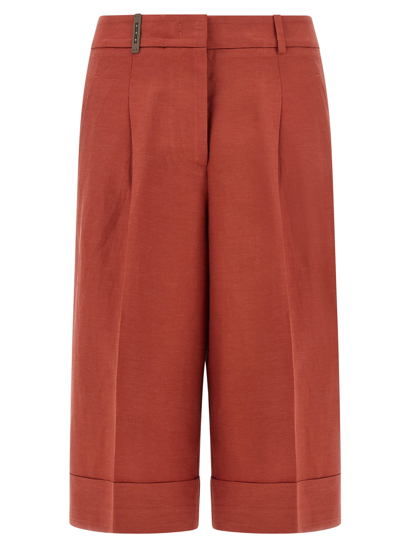 Peserico Linen Viscose Bermuda Shorts