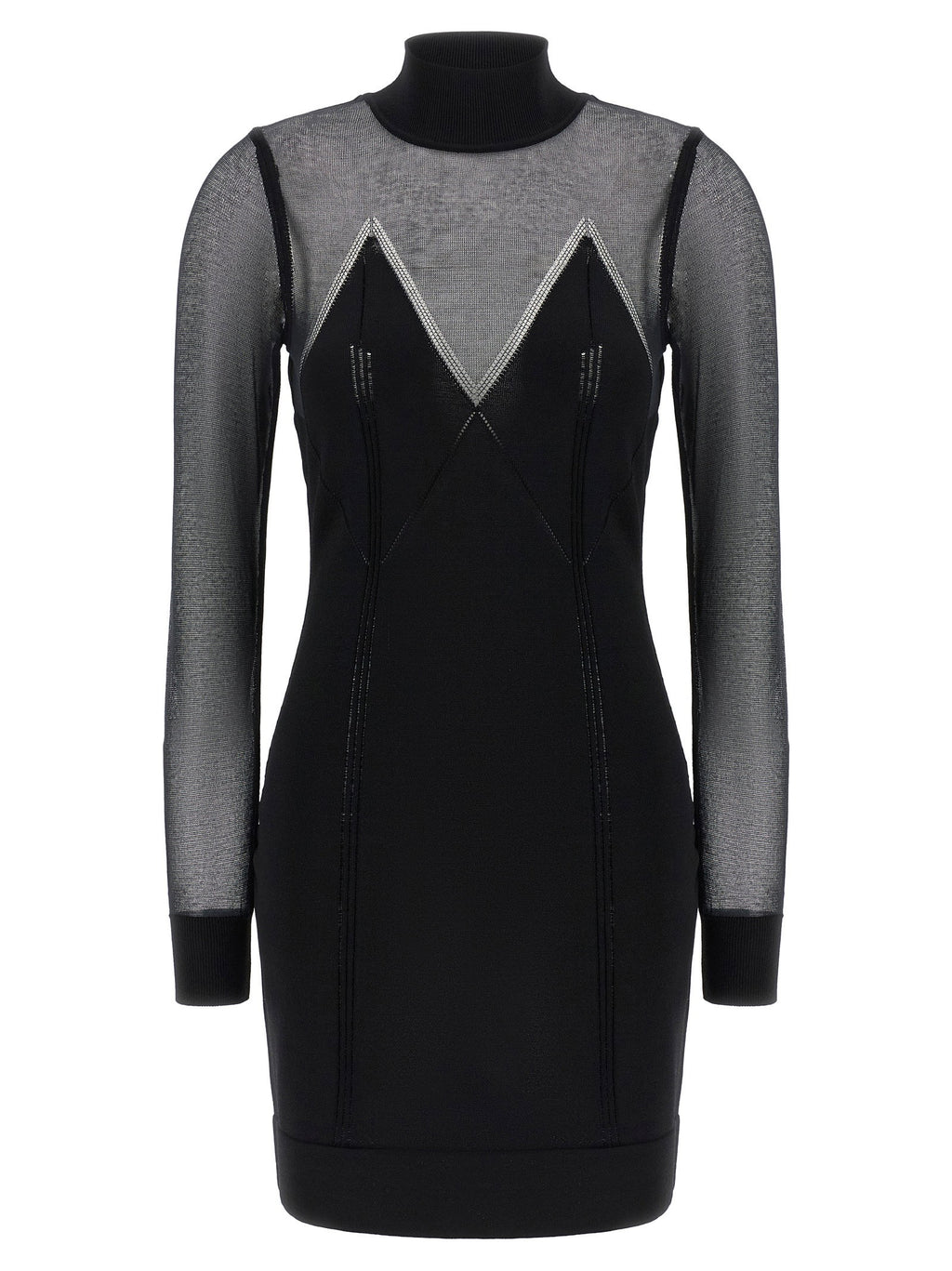 Elisabetta Franchi Dress With Transparencies