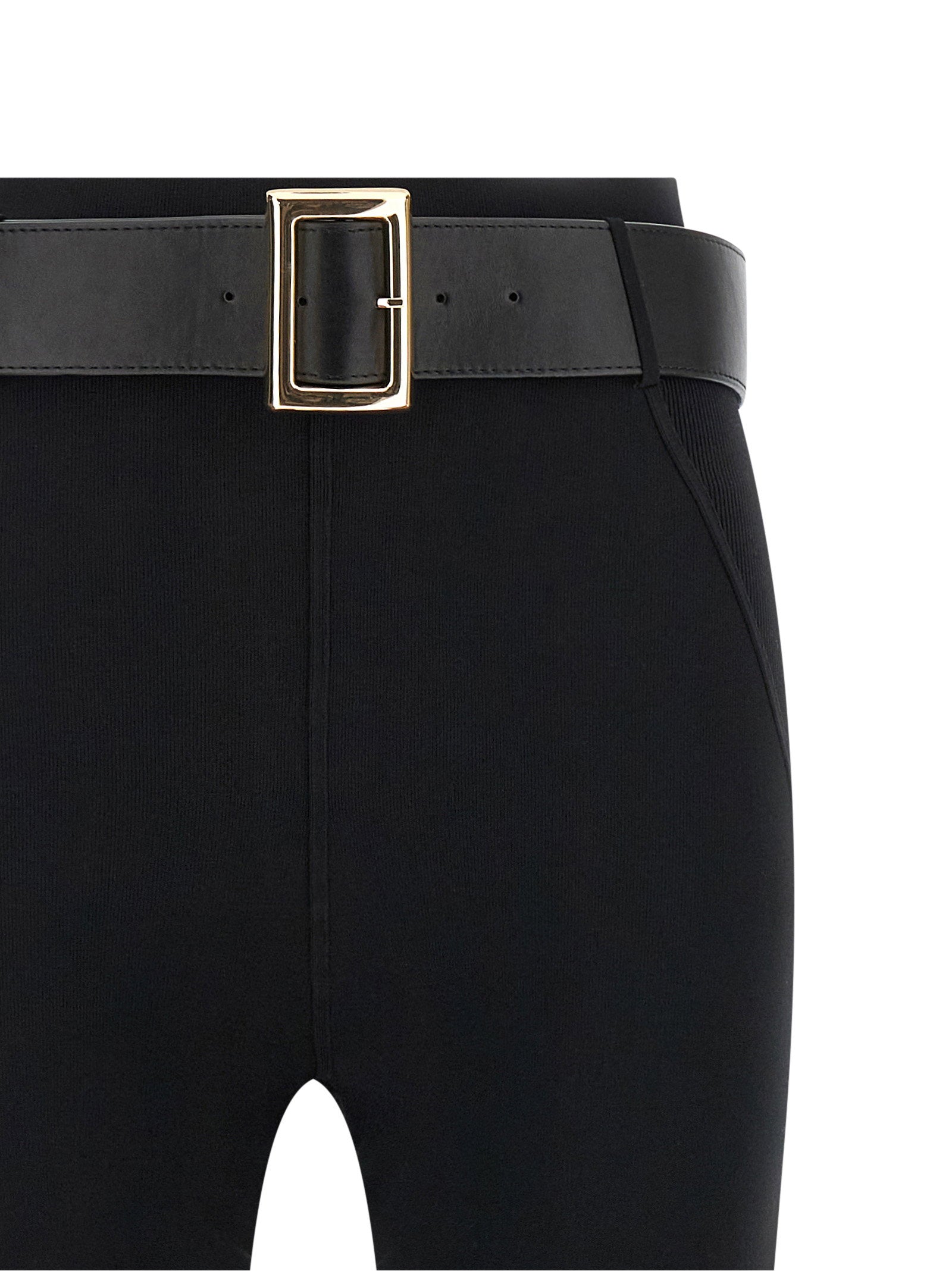 Self-Portrait Leggings With Stirrup And Belt