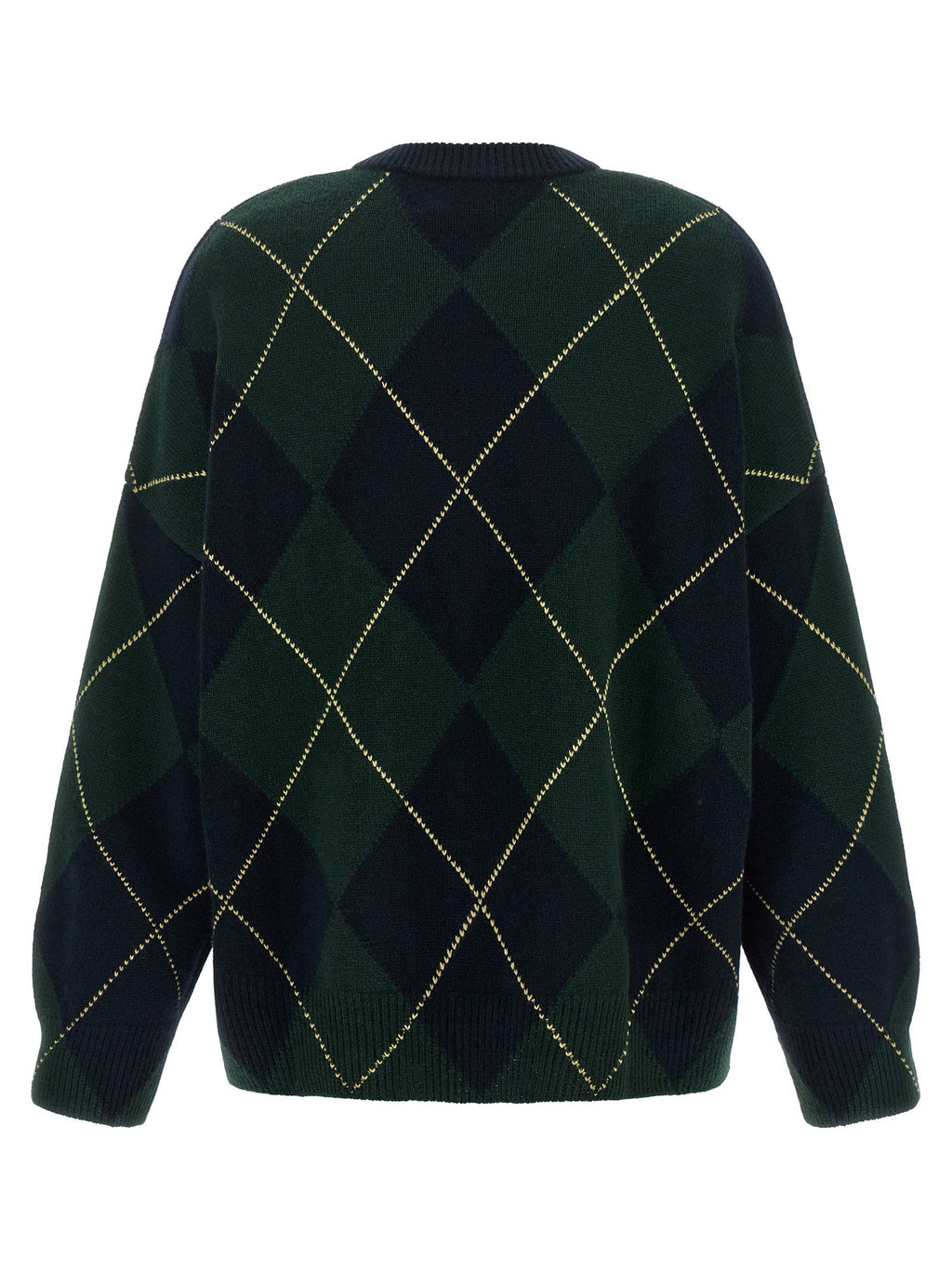 Be You Diamond-shaped Crew Neck Sweater