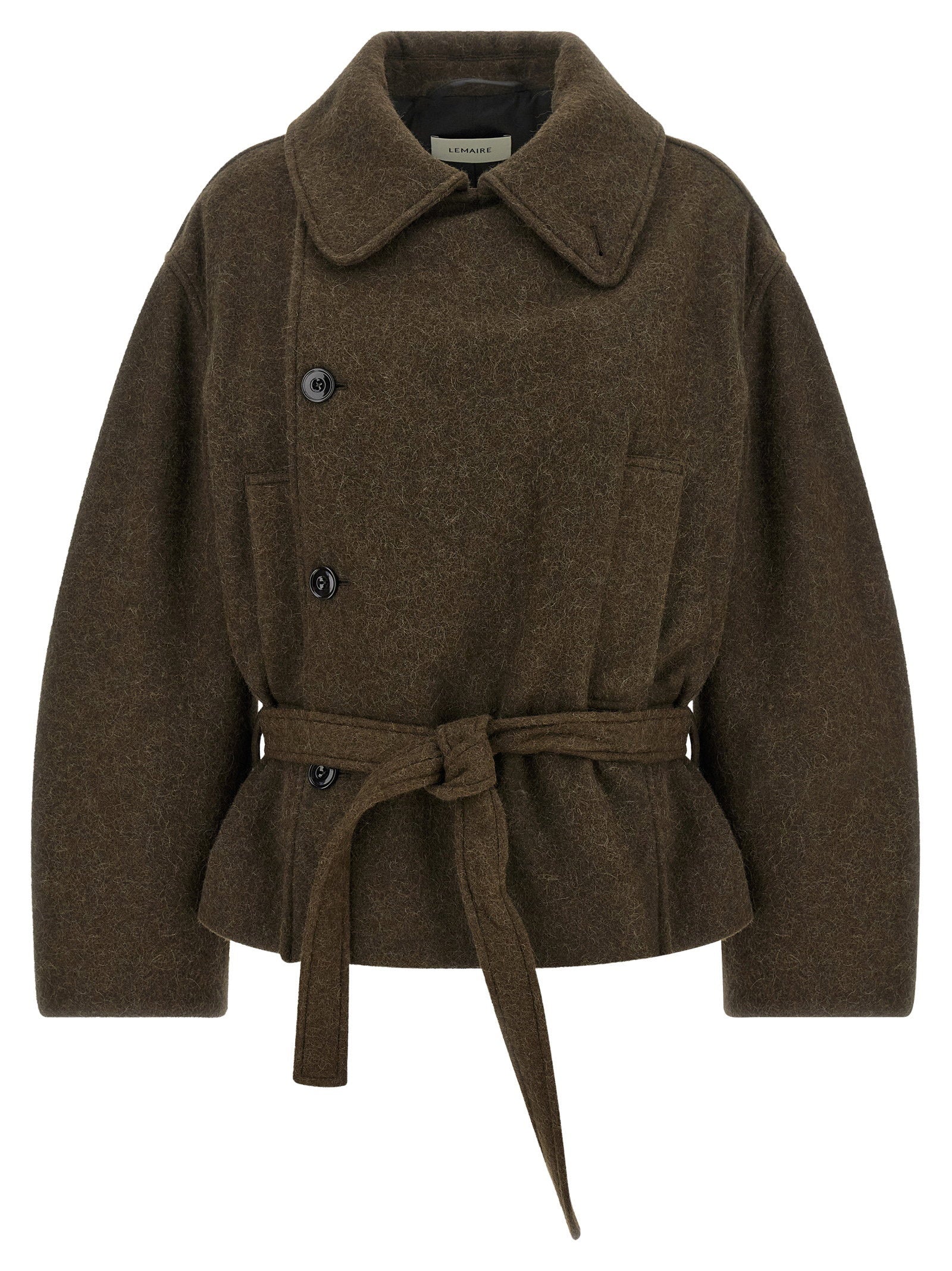 Lemaire Short Wrap Coat