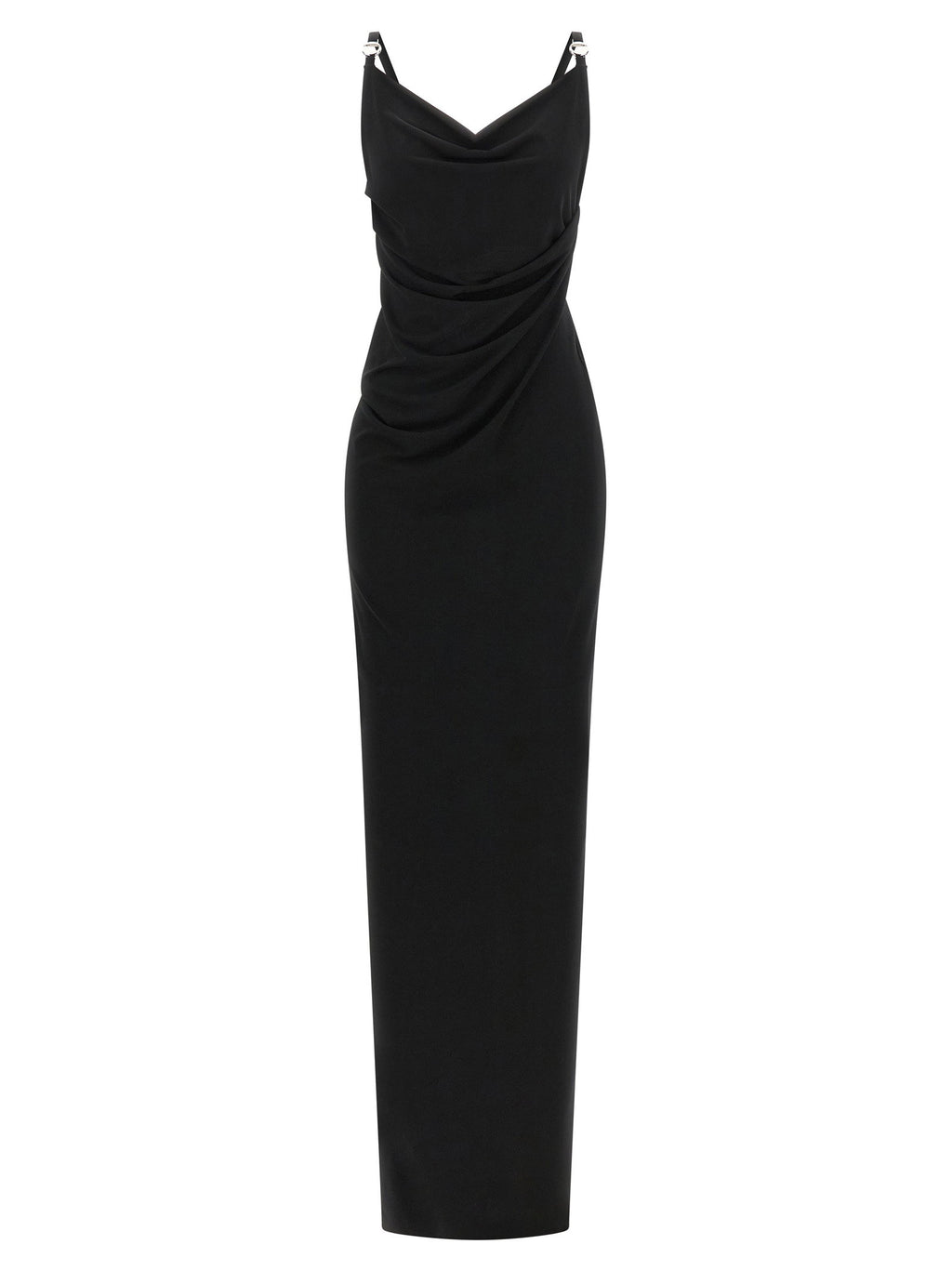 Coperni Metallic Logo Dress