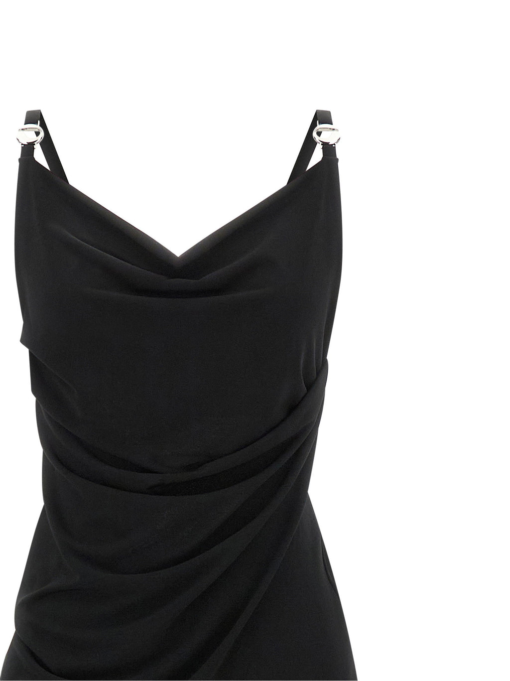 Coperni Metallic Logo Dress