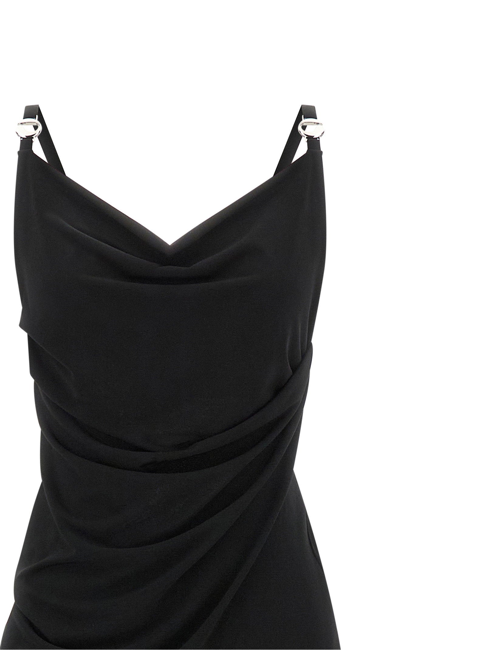Coperni Metallic Logo Dress