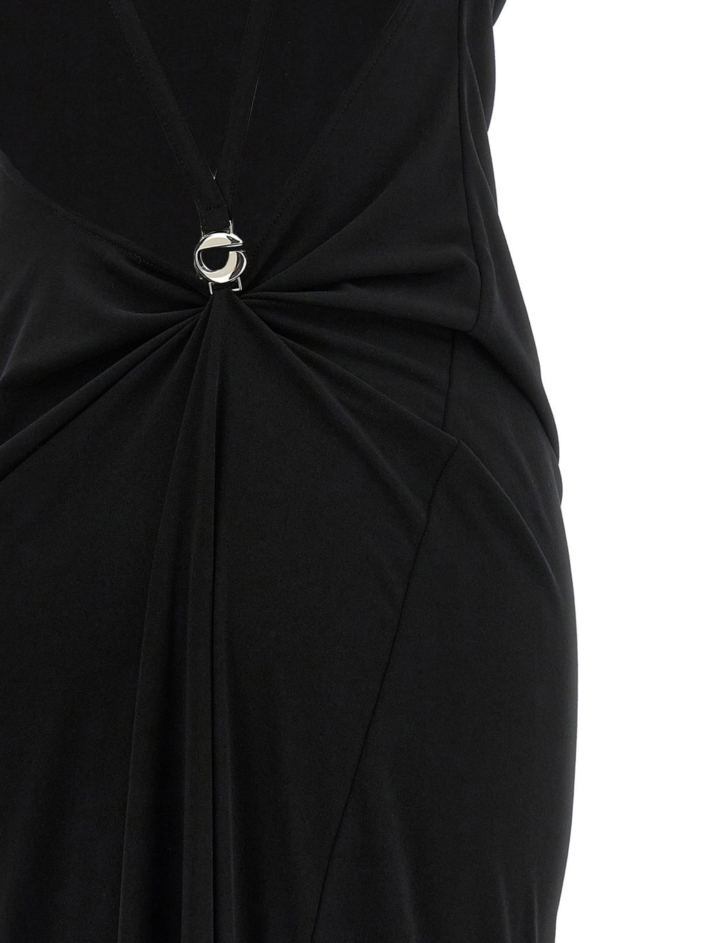 Coperni Metallic Logo Dress