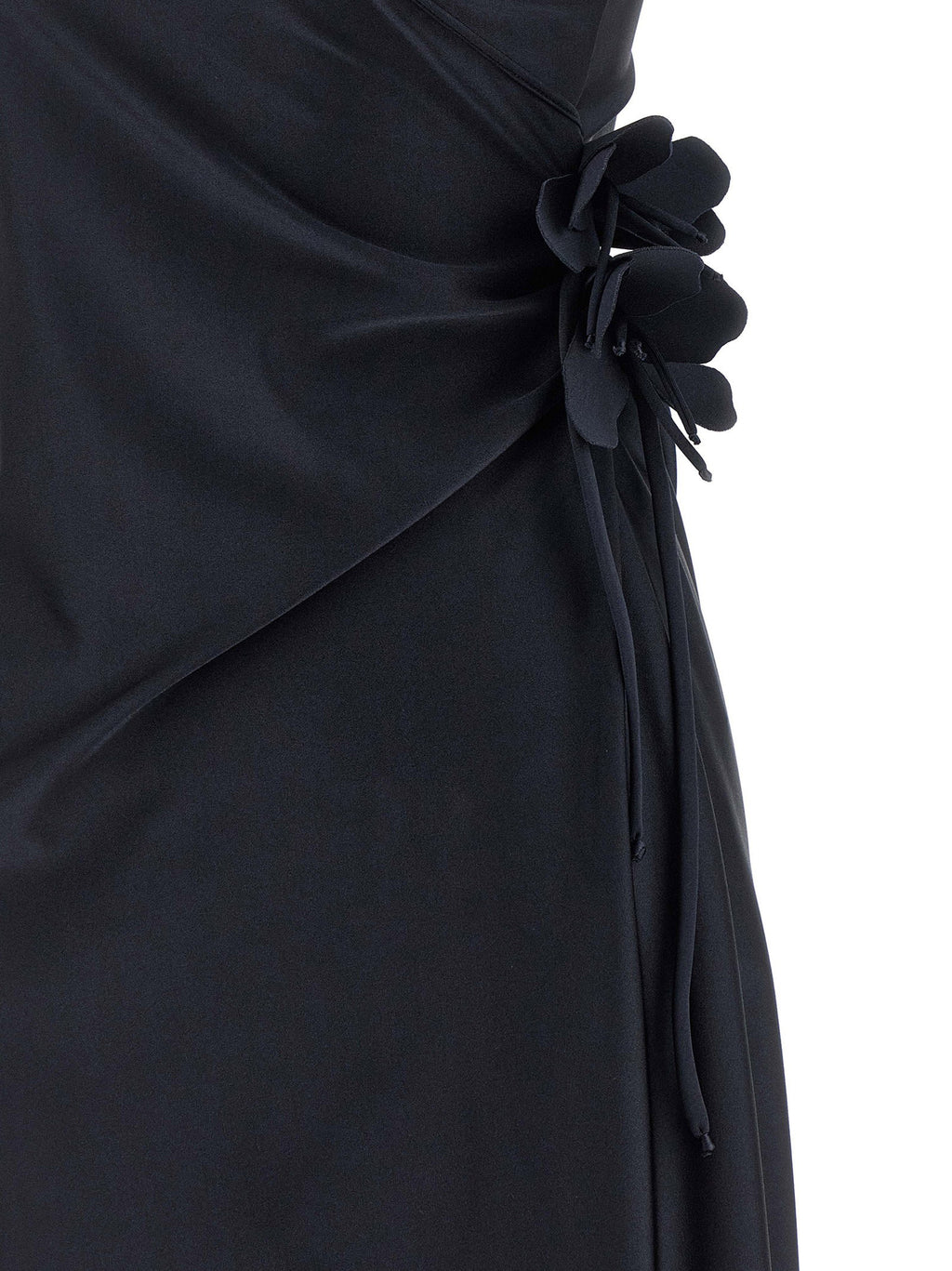 Coperni Asymmetric Mini Flower Dress