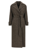 Kiton Chevron Wool Coat
