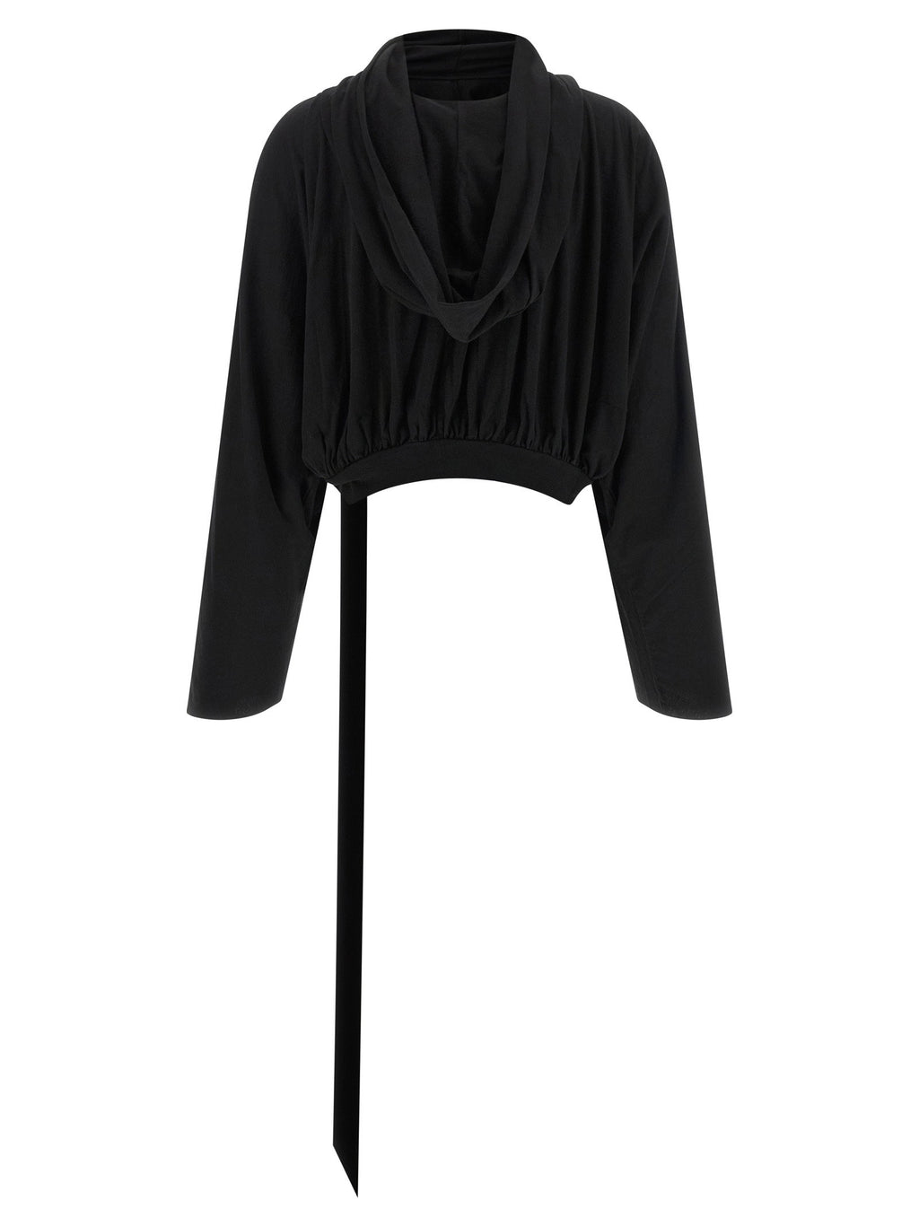 Drkshdw Cropped Hooded Top Long Sleeve Sweater