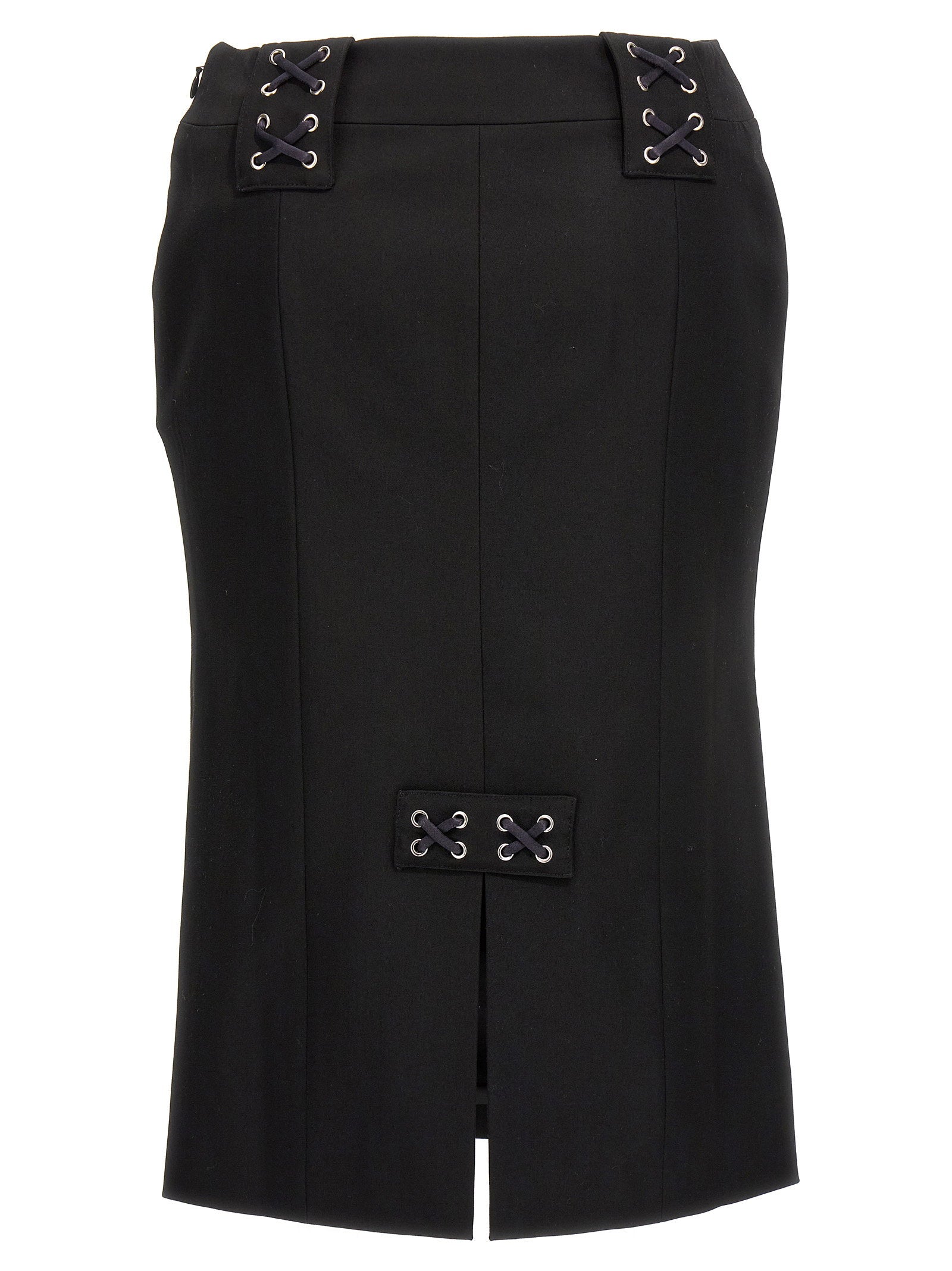 Alessandra Rich Lace-up Skirt